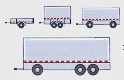 En la mencionada Resolución Exenta “n°1465 MTT” además de hacer hincapié en el tonelaje de la maquinaria se hace explicito el uso de cintas reflectantes en remolques .